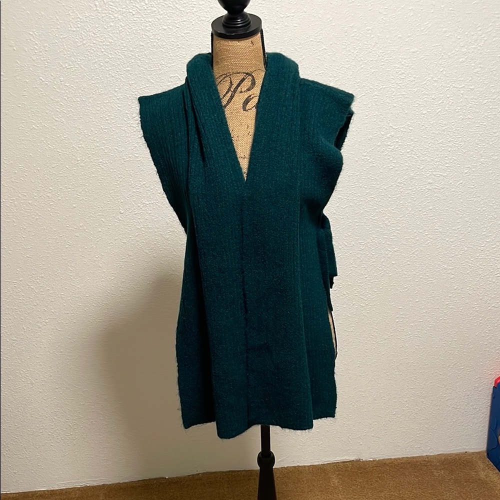 Dark Green Women's Sweater Vest